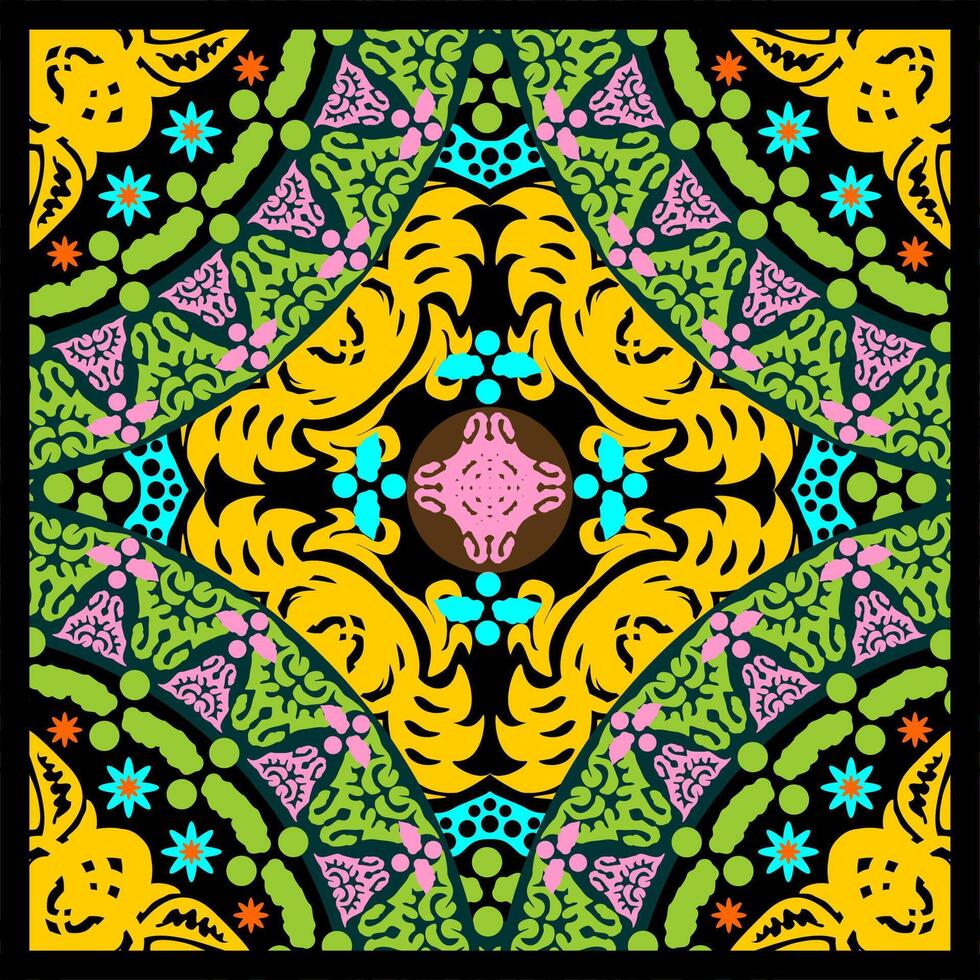Rectangular Ornament Image vector