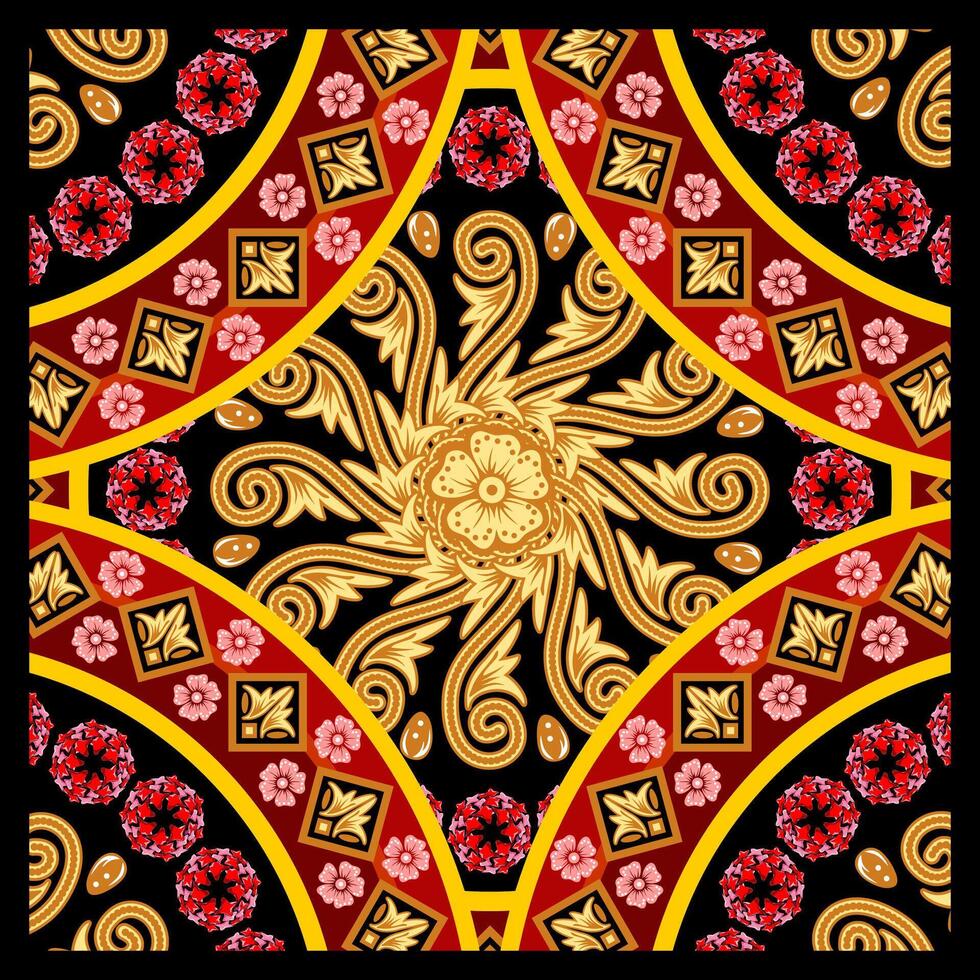 Rectangular Ornament Image vector