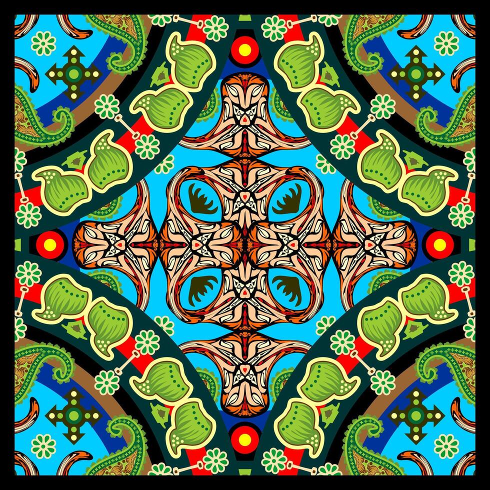 Rectangular Ornament Image vector