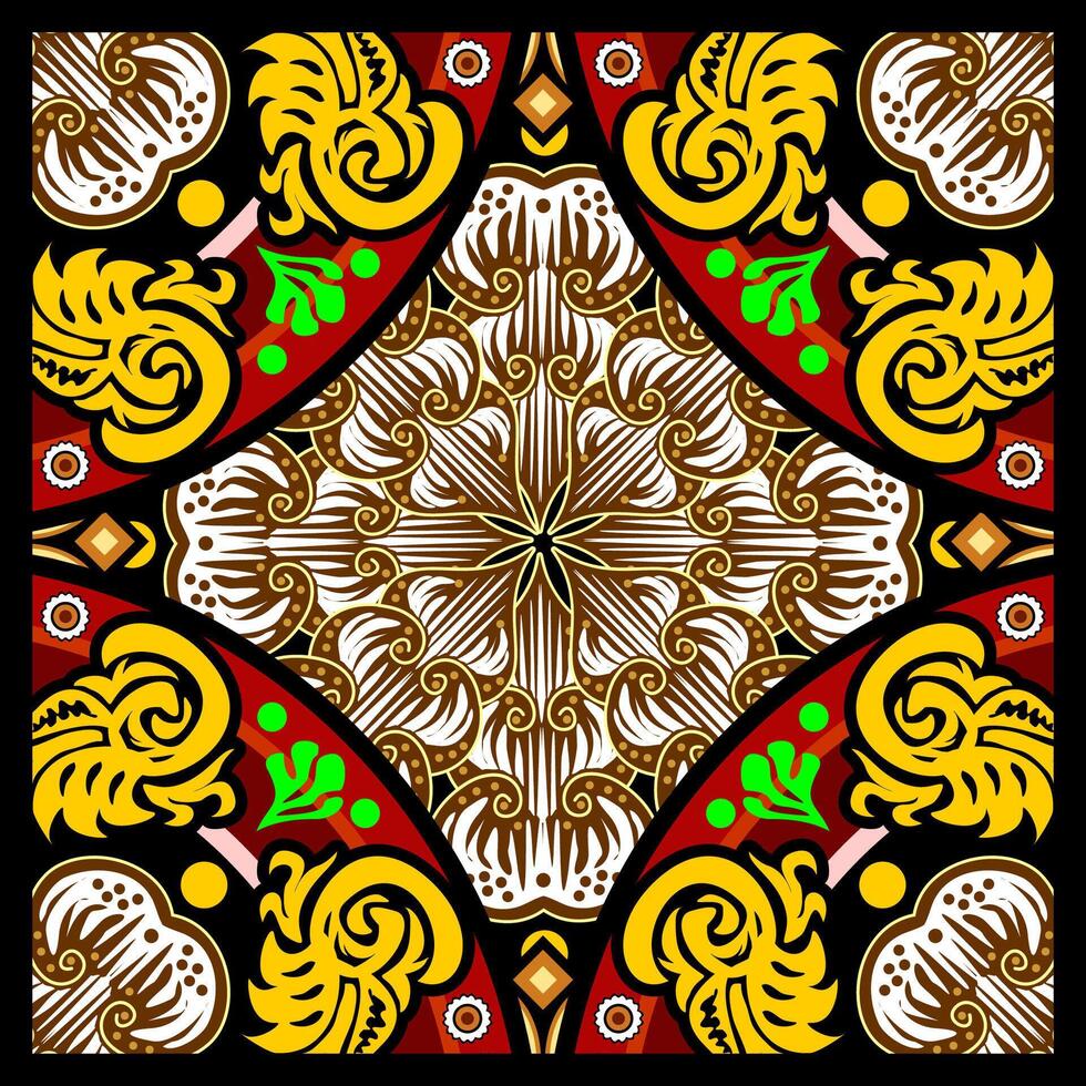 Rectangular Ornament Image vector