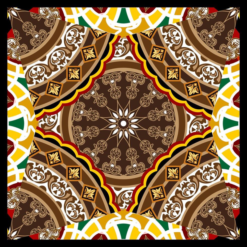 Rectangular Ornament Image vector
