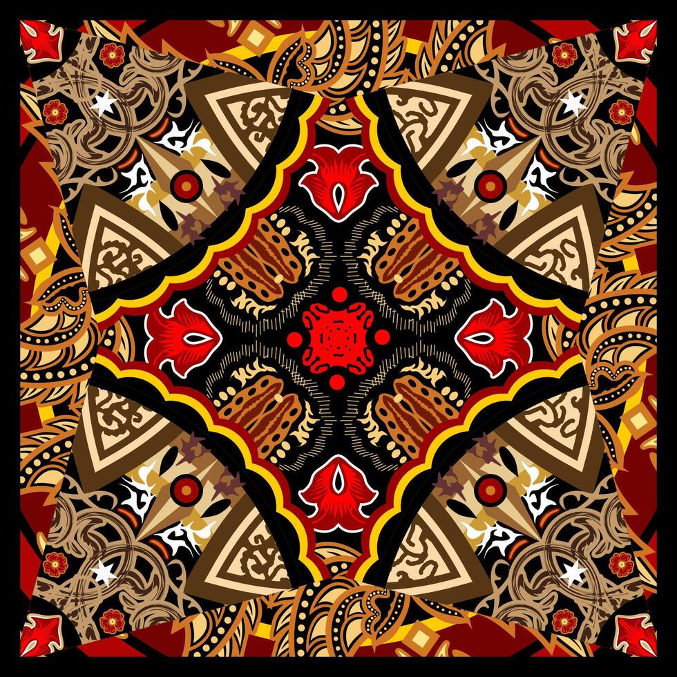 Rectangular Ornament Image vector