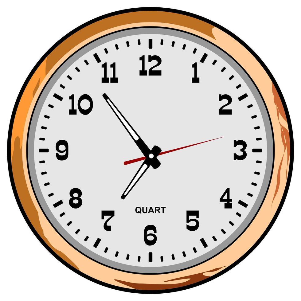 vector-based images of various wall clock vector