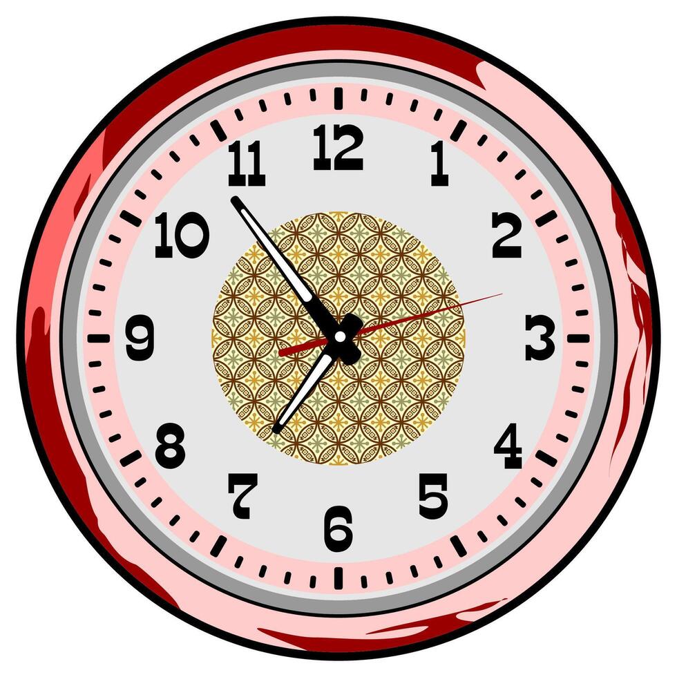 vector-based images of various wall clock vector