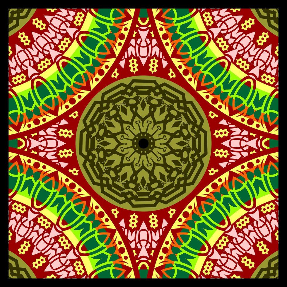 Rectangular Ornament Image vector
