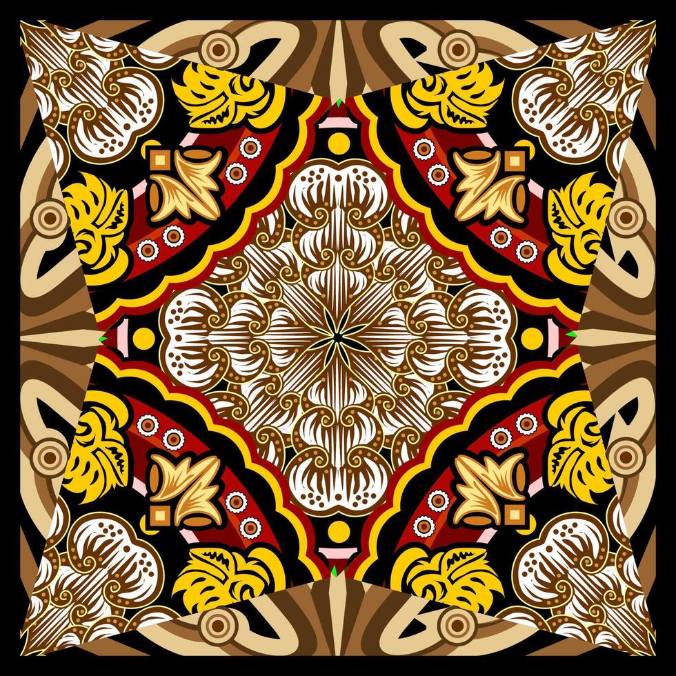 Rectangular Ornament Image vector