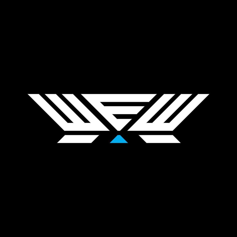 WEW letter logo design, WEW simple and modern logo. WEW luxurious alphabet design vector