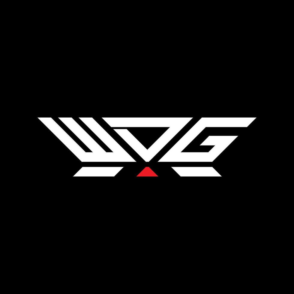 WDG letter logo design, WDG simple and modern logo. WDG luxurious alphabet design vector