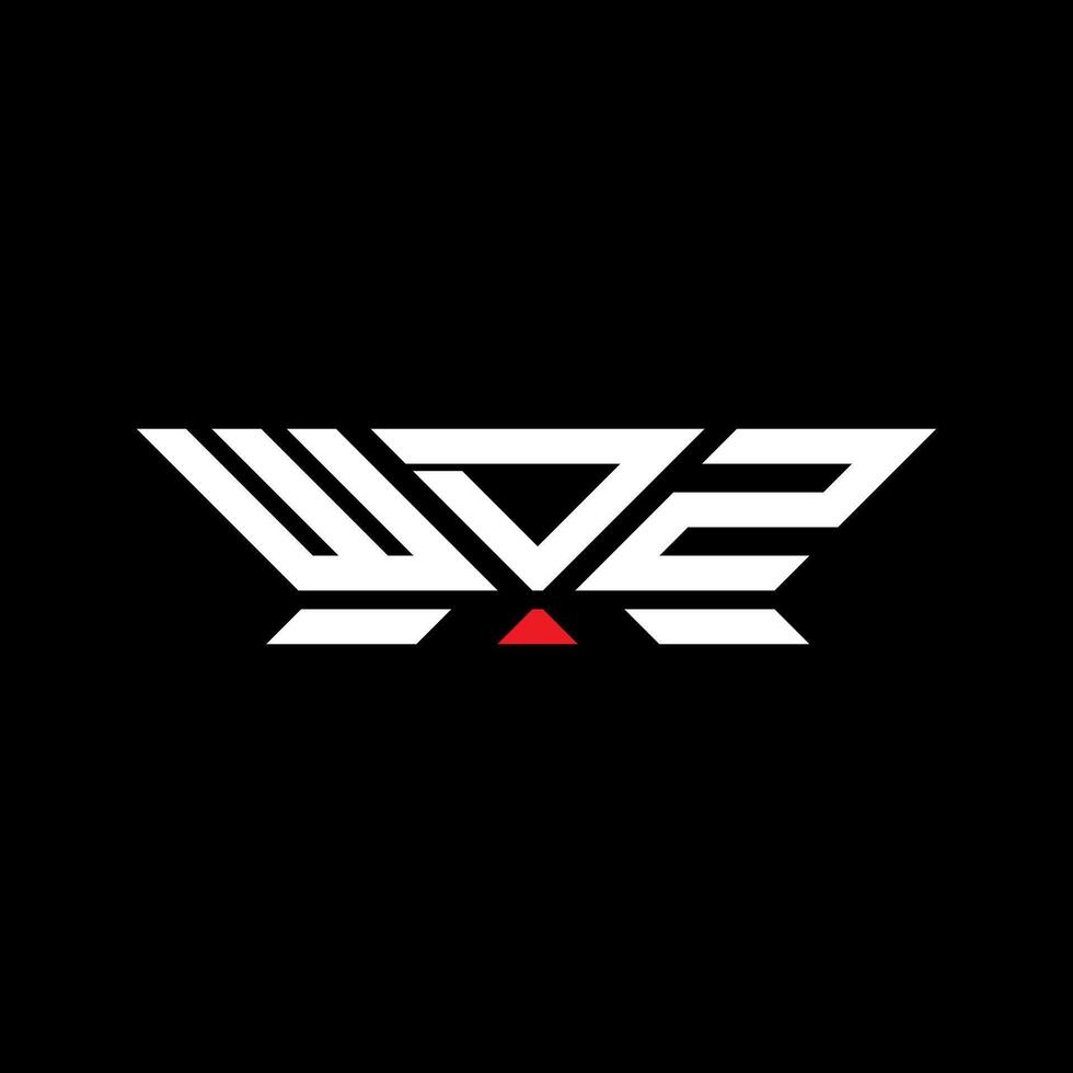 WDZ letter logo design, WDZ simple and modern logo. WDZ luxurious alphabet design vector