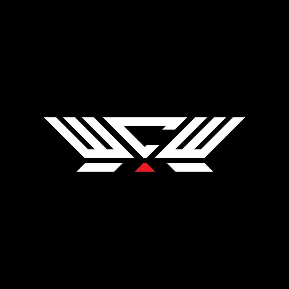 WCW letter logo design, WCW simple and modern logo. WCW luxurious alphabet design vector