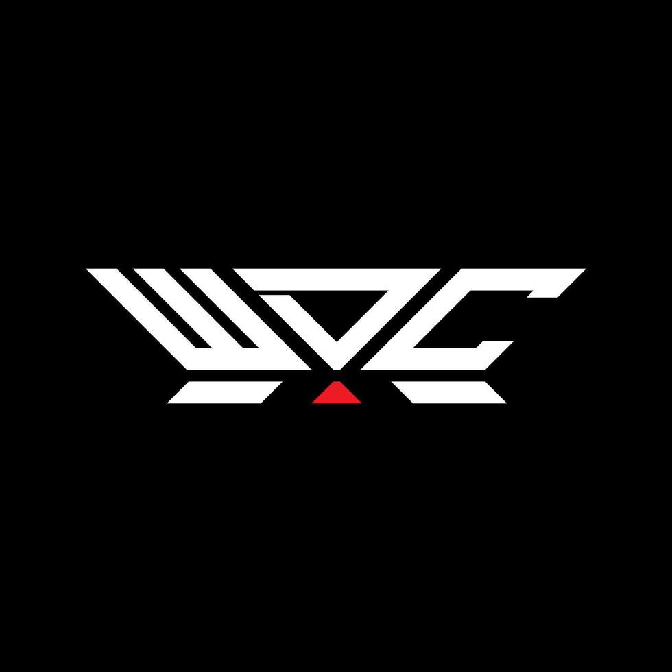 WDC letter logo design, WDC simple and modern logo. WDC luxurious alphabet design vector