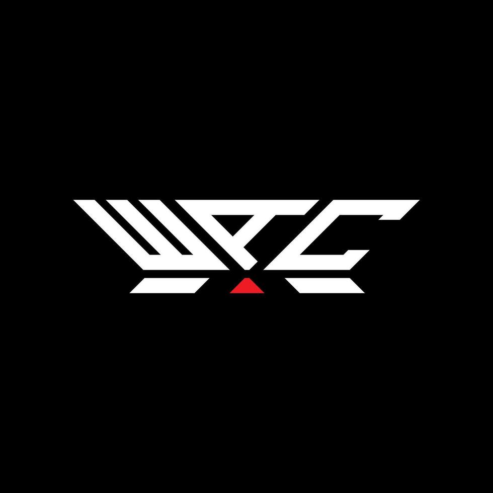 WAC letter logo design, WAC simple and modern logo. WAC luxurious alphabet design vector