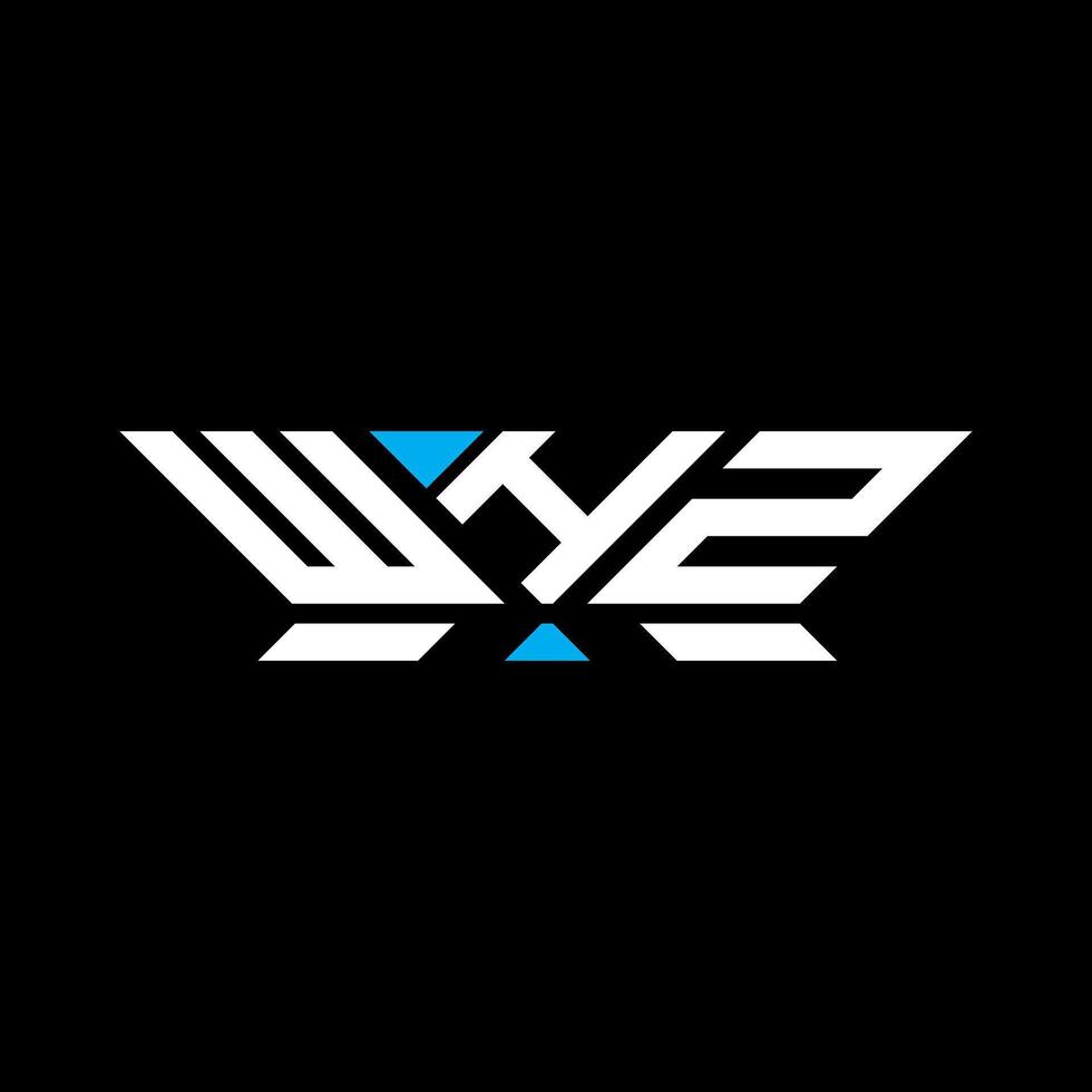 WHZ letter logo design, WHZ simple and modern logo. WHZ luxurious alphabet design vector