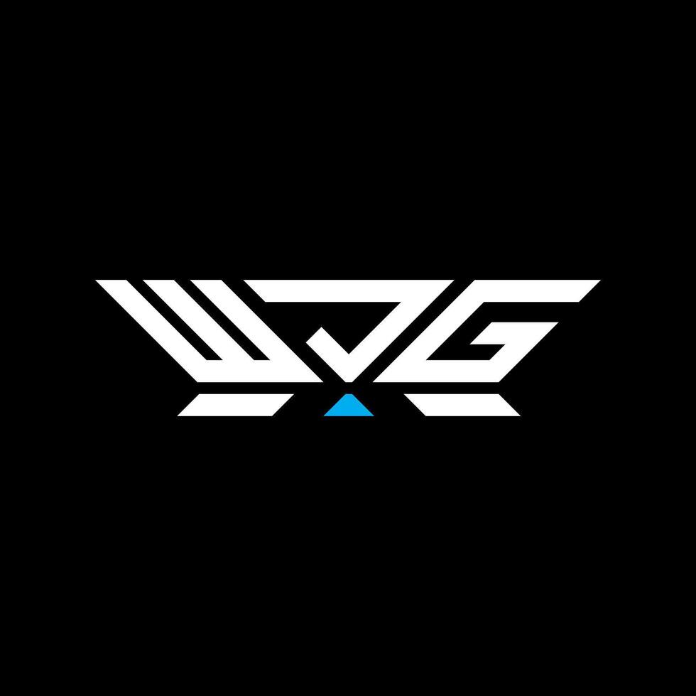 WJG letter logo design, WJG simple and modern logo. WJG luxurious alphabet design vector