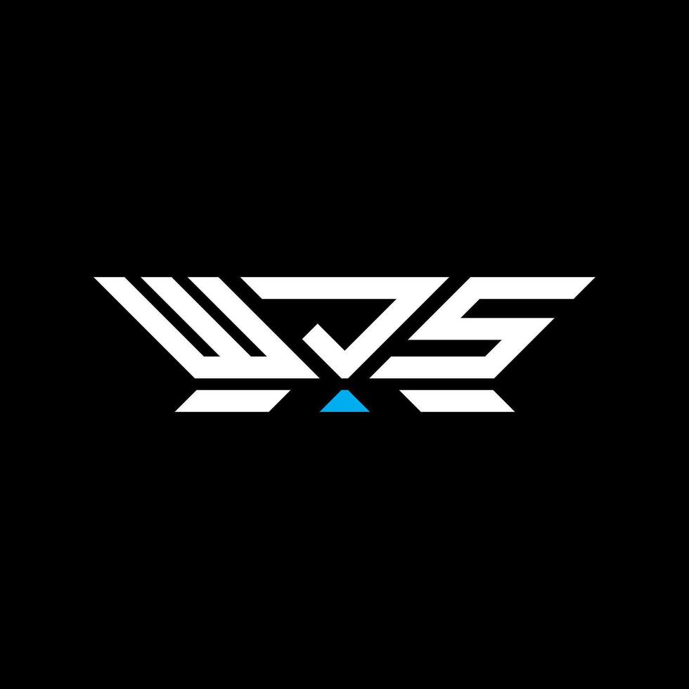 WJS letter logo design, WJS simple and modern logo. WJS luxurious alphabet design vector