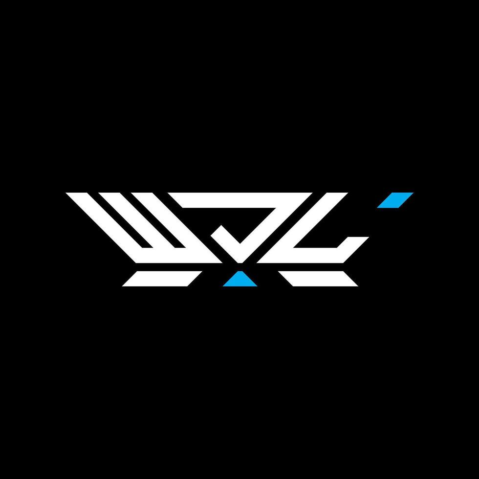WJL letter logo design, WJL simple and modern logo. WJL luxurious alphabet design vector