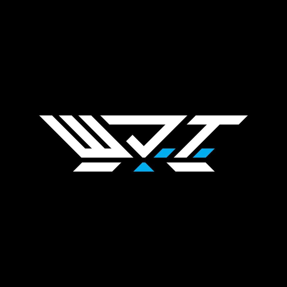 WJT letter logo design, WJT simple and modern logo. WJT luxurious alphabet design vector