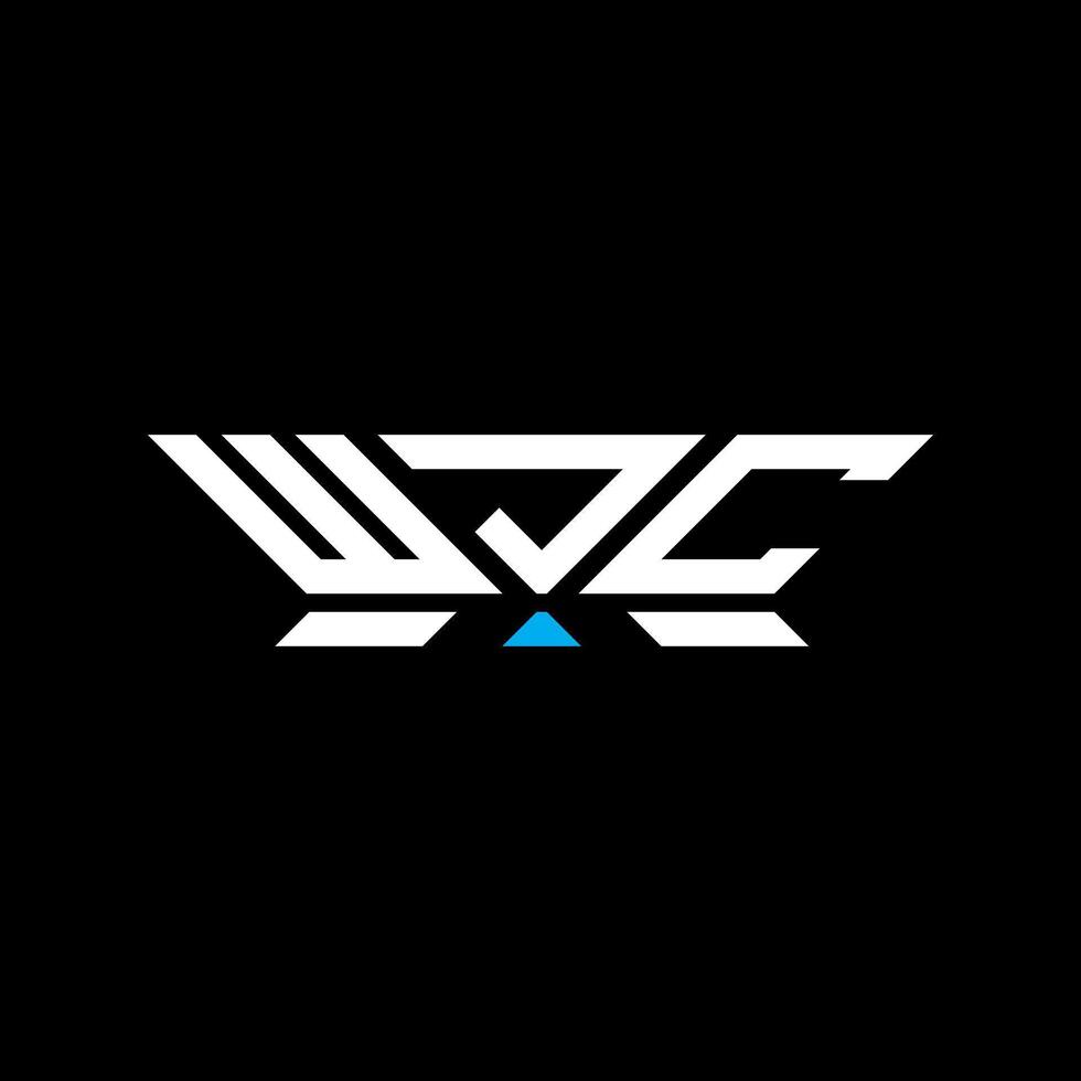 WJC letter logo design, WJC simple and modern logo. WJC luxurious alphabet design vector