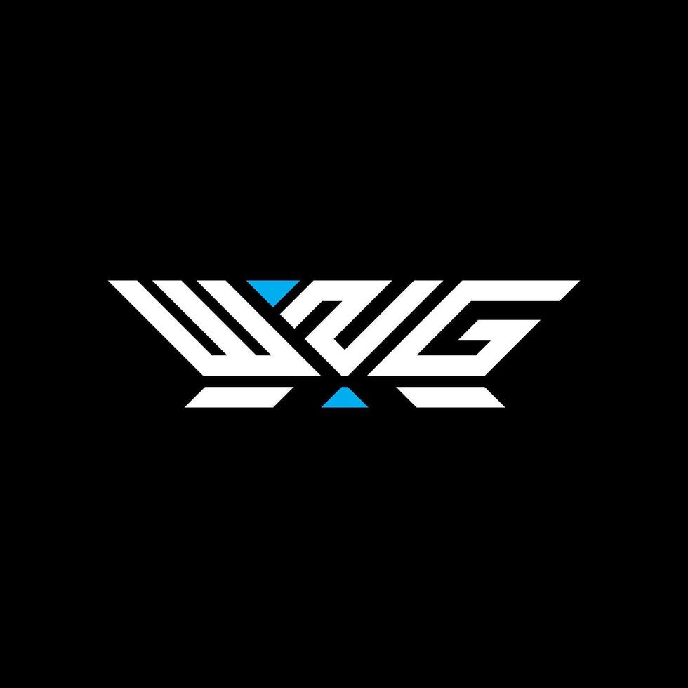 WNG letter logo design, WNG simple and modern logo. WNG luxurious alphabet design vector