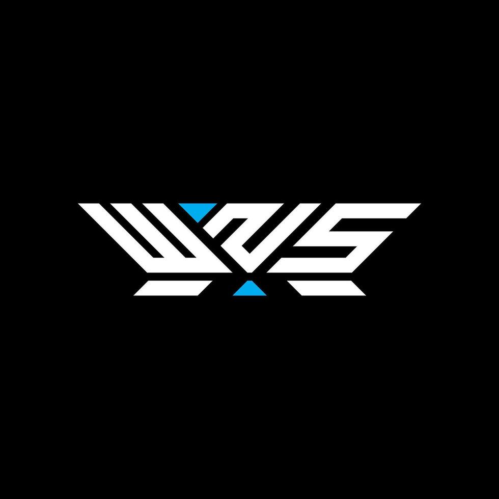 WNS letter logo design, WNS simple and modern logo. WNS luxurious alphabet design vector