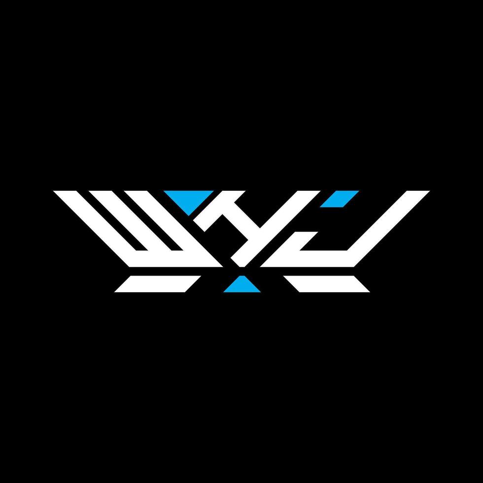 WHJ letter logo design, WHJ simple and modern logo. WHJ luxurious alphabet design vector