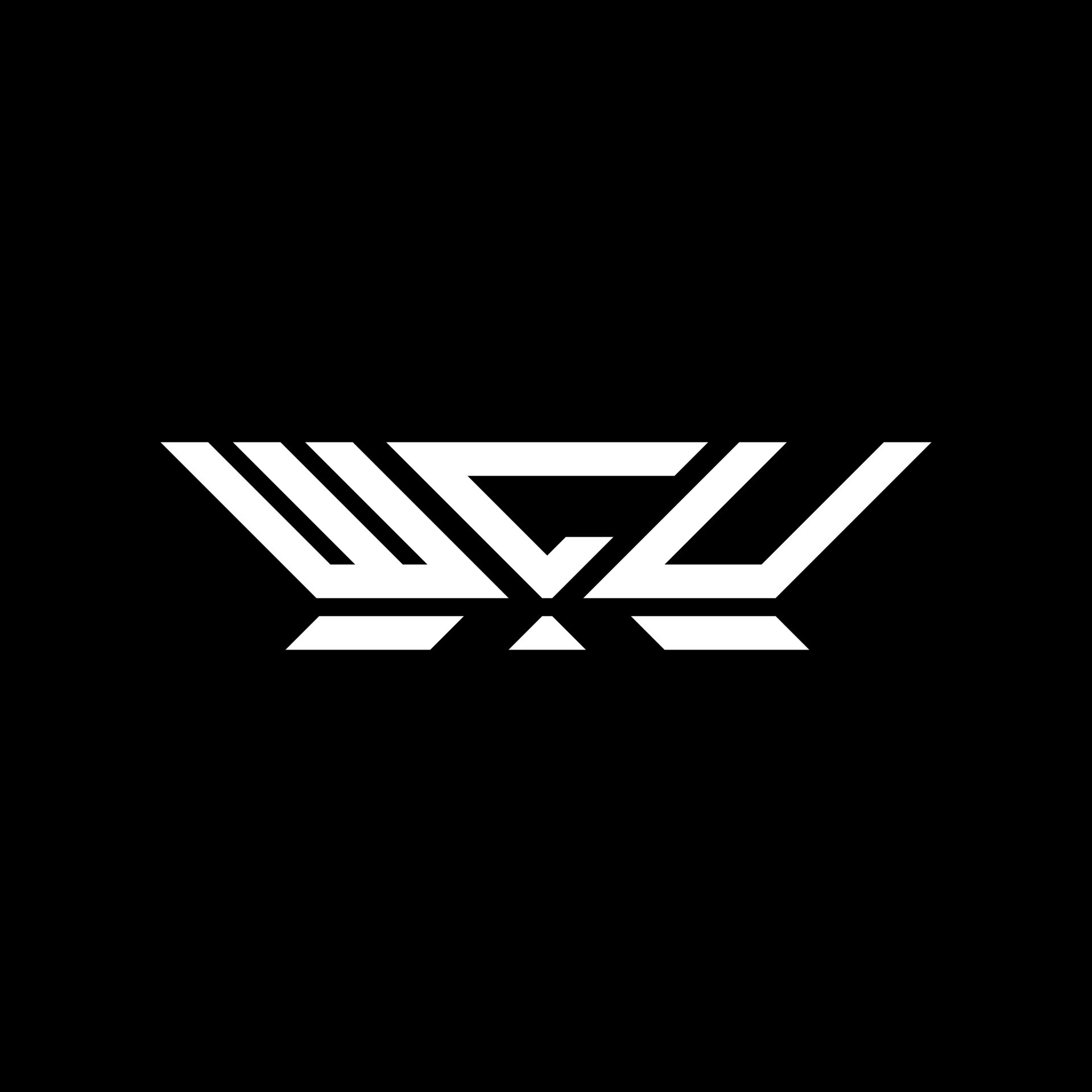 WLU letter logo design, WLU simple and modern logo. WLU luxurious