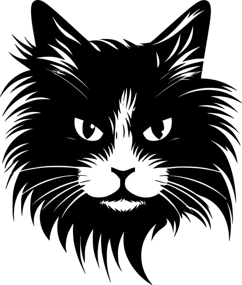 Cat, Minimalist and Simple Silhouette - illustration vector