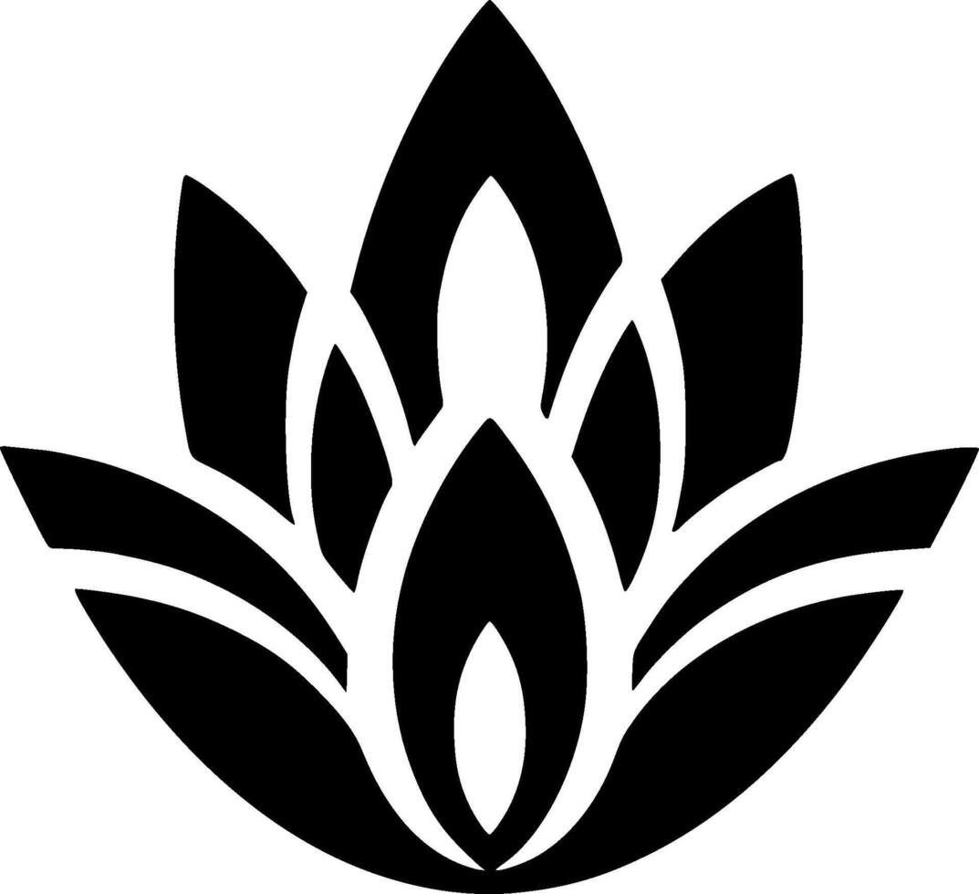Flowers, Minimalist and Simple Silhouette - illustration vector