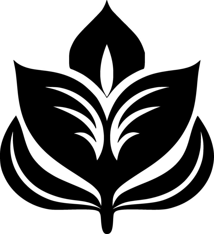 Flower - Minimalist and Flat Logo - illustration vector