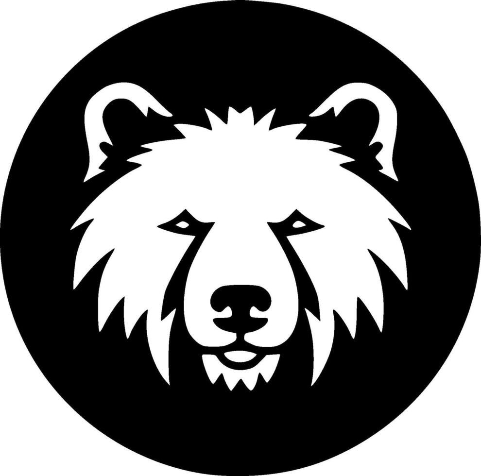 Bear - Minimalist and Flat Logo - illustration vector