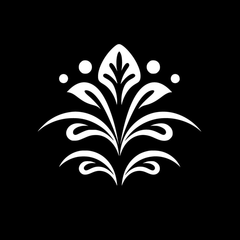 Flower, Minimalist and Simple Silhouette - illustration vector
