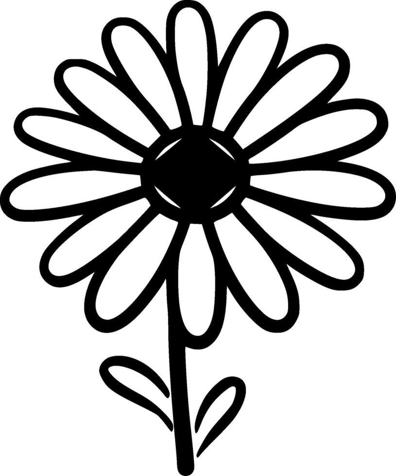Daisy - Minimalist and Flat Logo - illustration vector