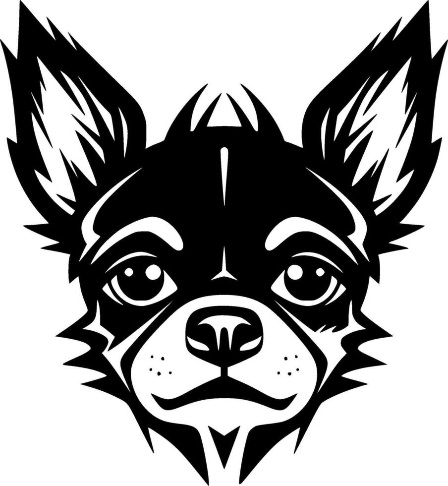 Chihuahua - Minimalist and Flat Logo - illustration vector