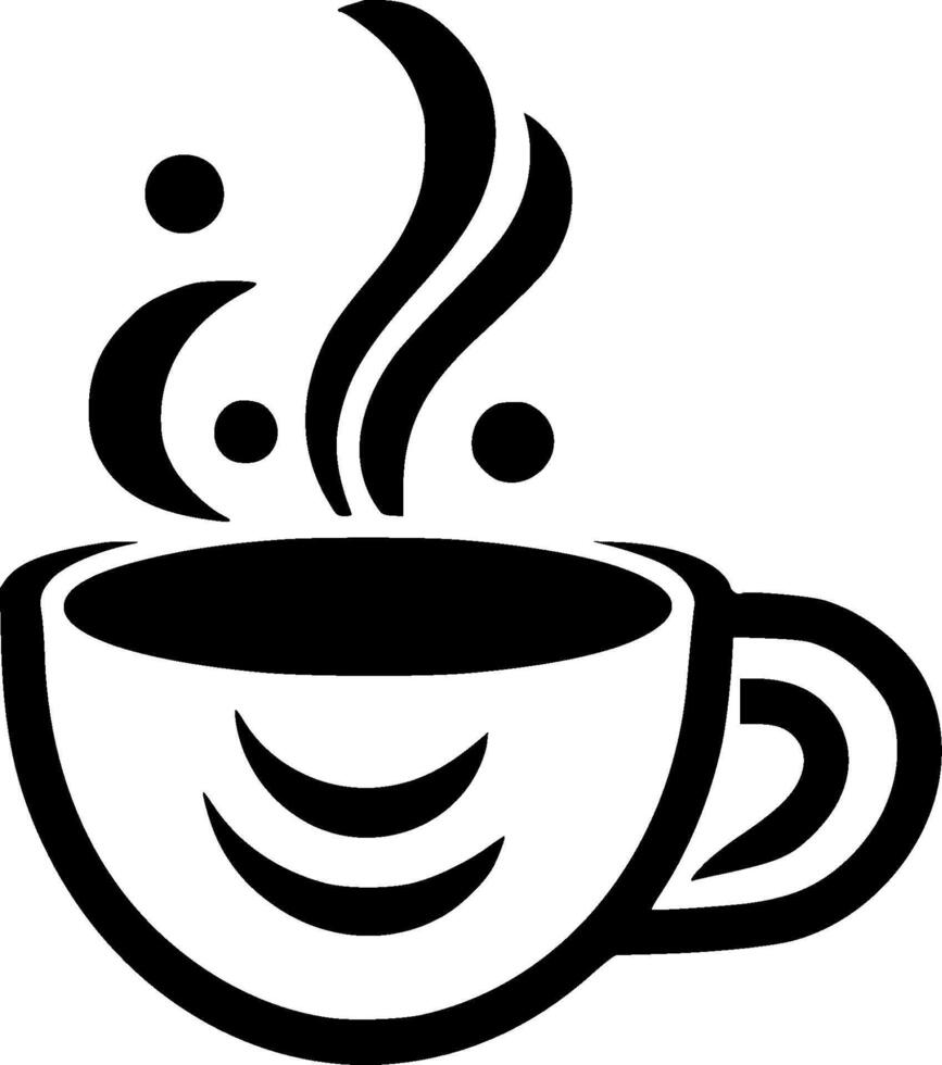 Coffee - Minimalist and Flat Logo - illustration vector