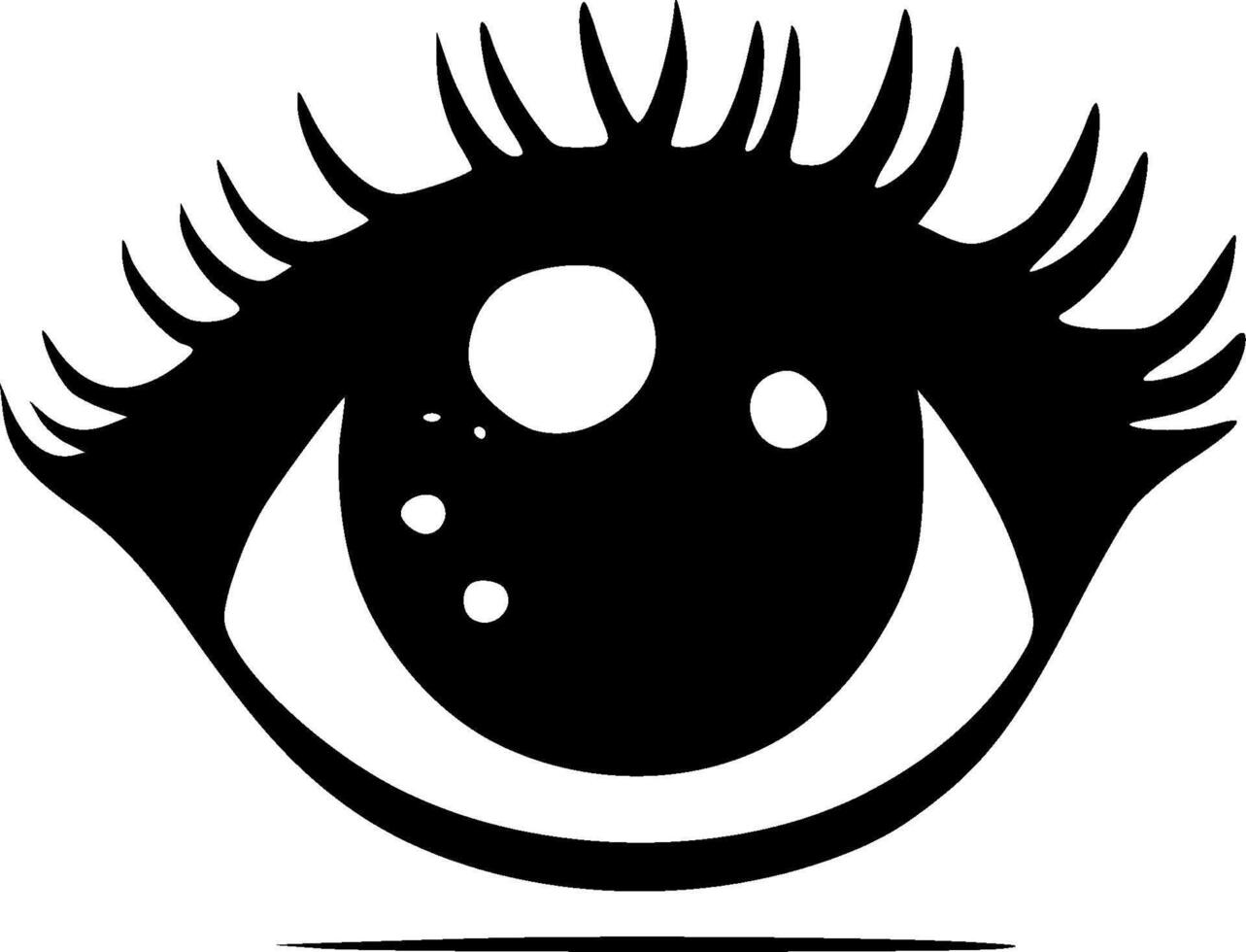 Eyes - Minimalist and Flat Logo - illustration vector