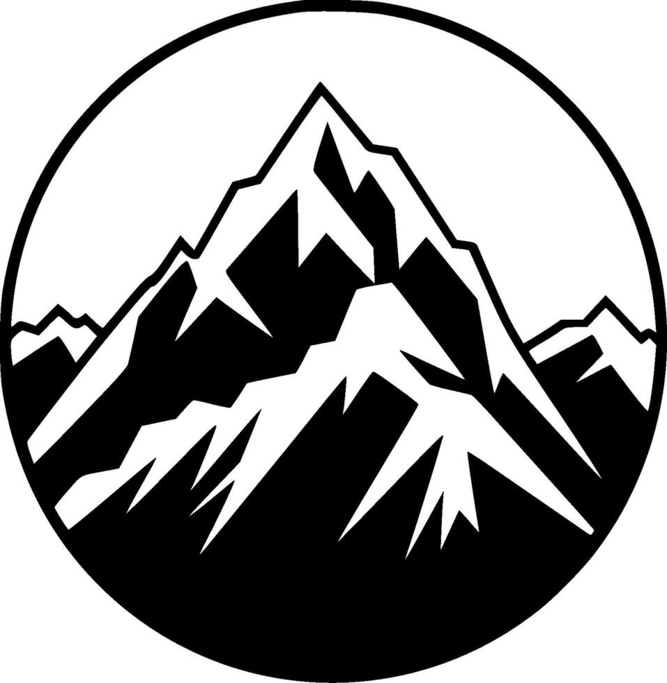 Mountain - High Quality Logo - illustration ideal for T-shirt graphic vector