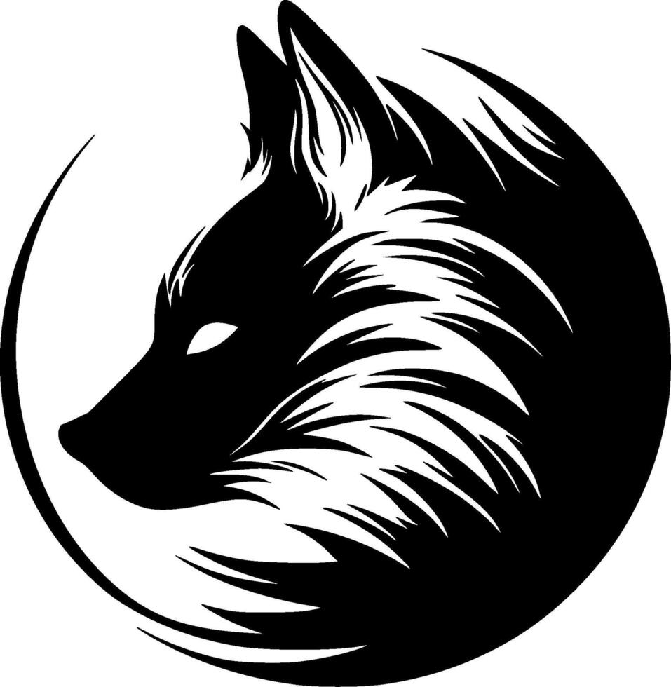 Fox - High Quality Logo - illustration ideal for T-shirt graphic vector