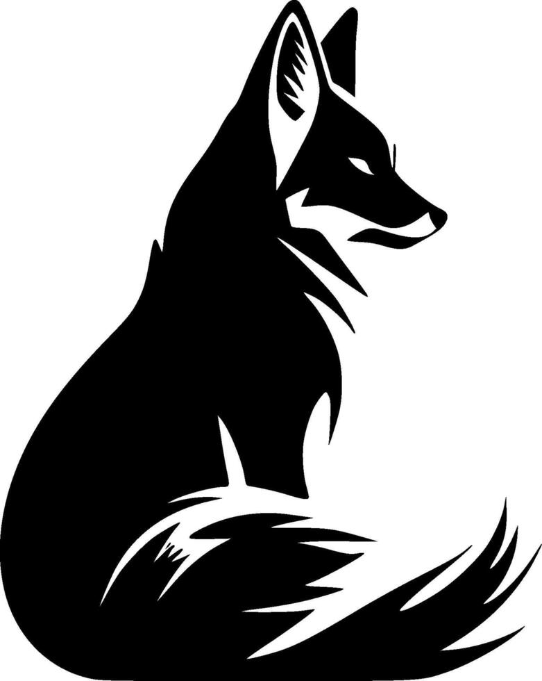 Fox - Minimalist and Flat Logo - illustration vector