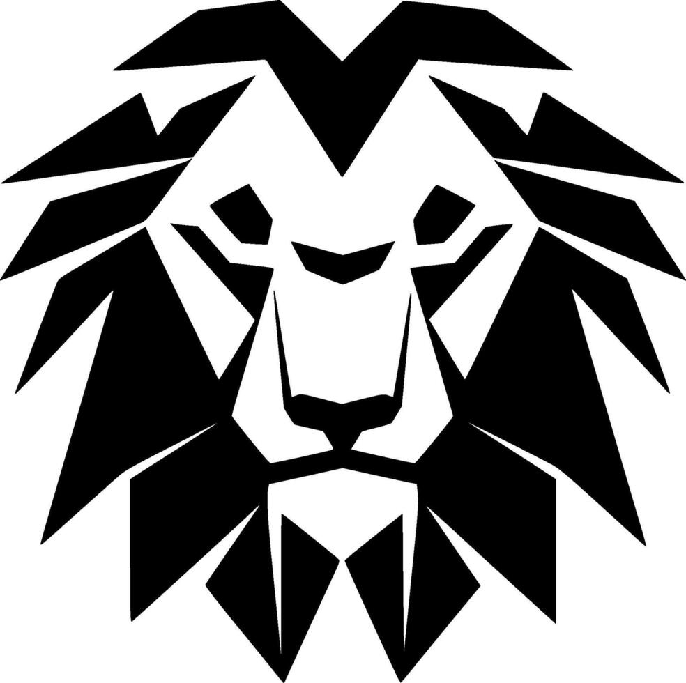 Lion - Minimalist and Flat Logo - illustration vector