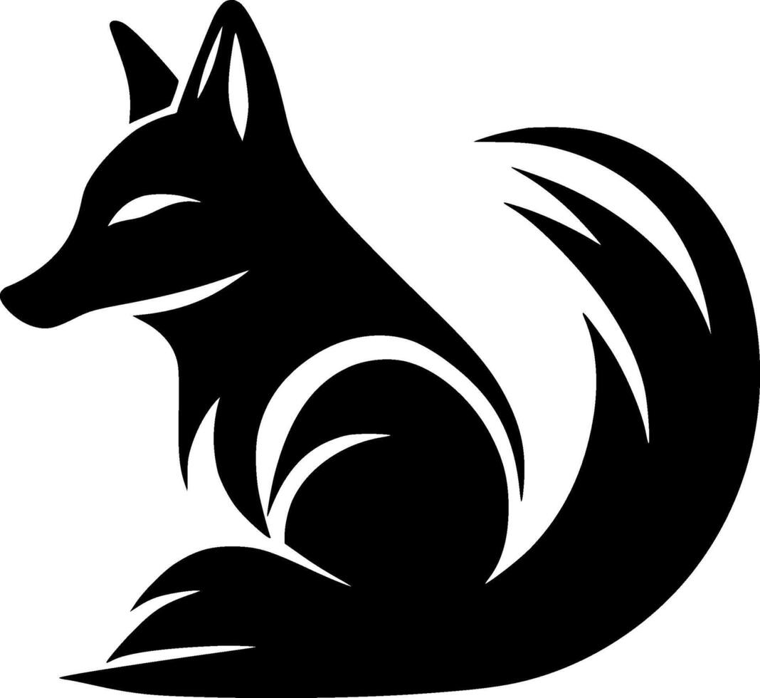 Fox - Minimalist and Flat Logo - illustration vector