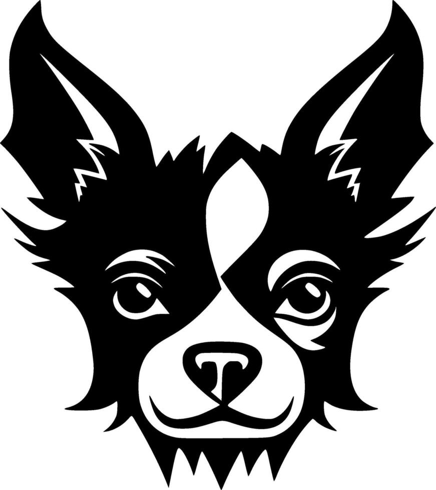 Chihuahua - Minimalist and Flat Logo - illustration vector
