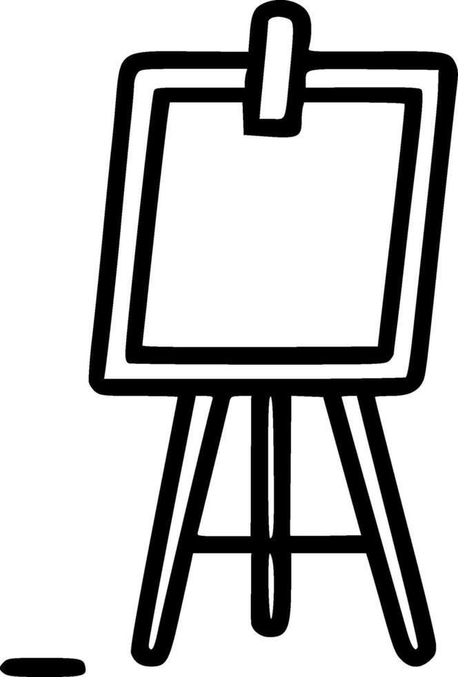 Easel - High Quality Logo - illustration ideal for T-shirt graphic vector