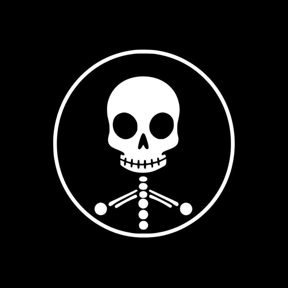 Skeleton - High Quality Logo - illustration ideal for T-shirt graphic vector