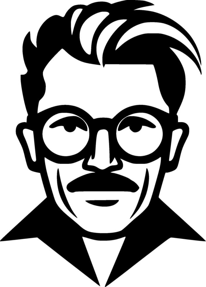Teacher - Minimalist and Flat Logo - illustration vector