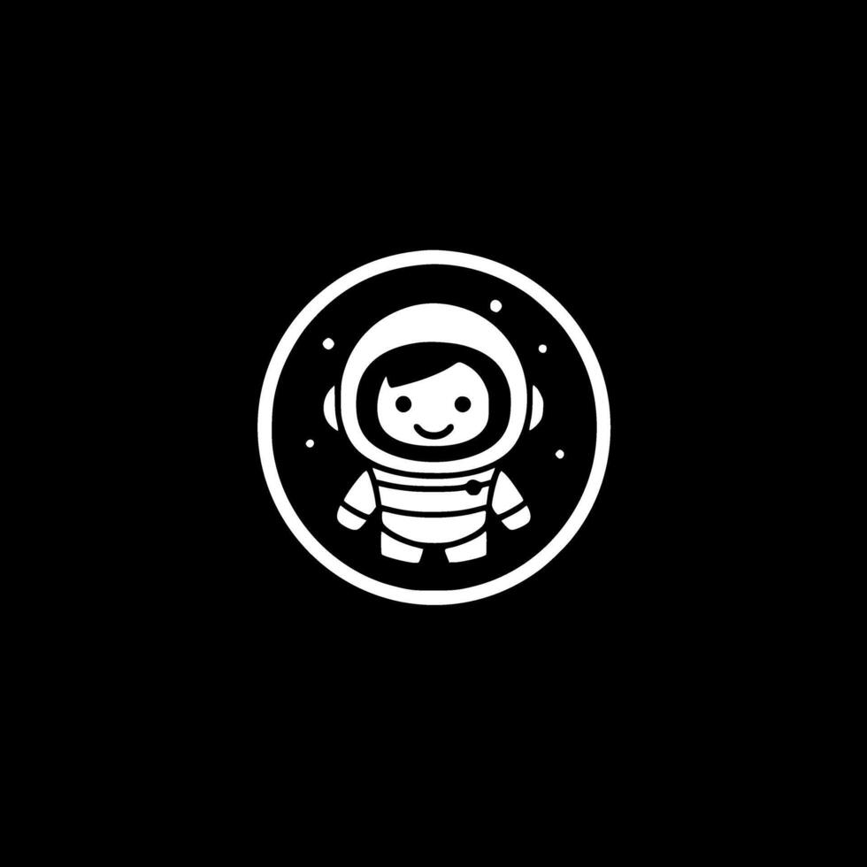 Space, Minimalist and Simple Silhouette - illustration vector