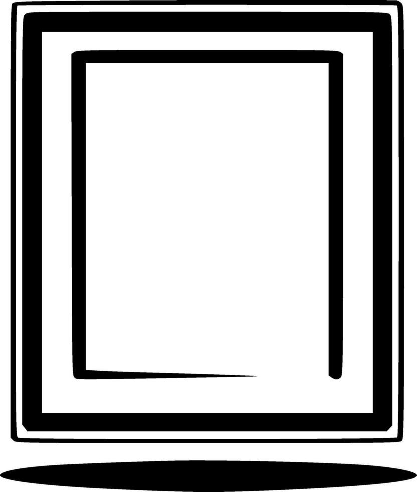 Frame, Minimalist and Simple Silhouette - illustration vector