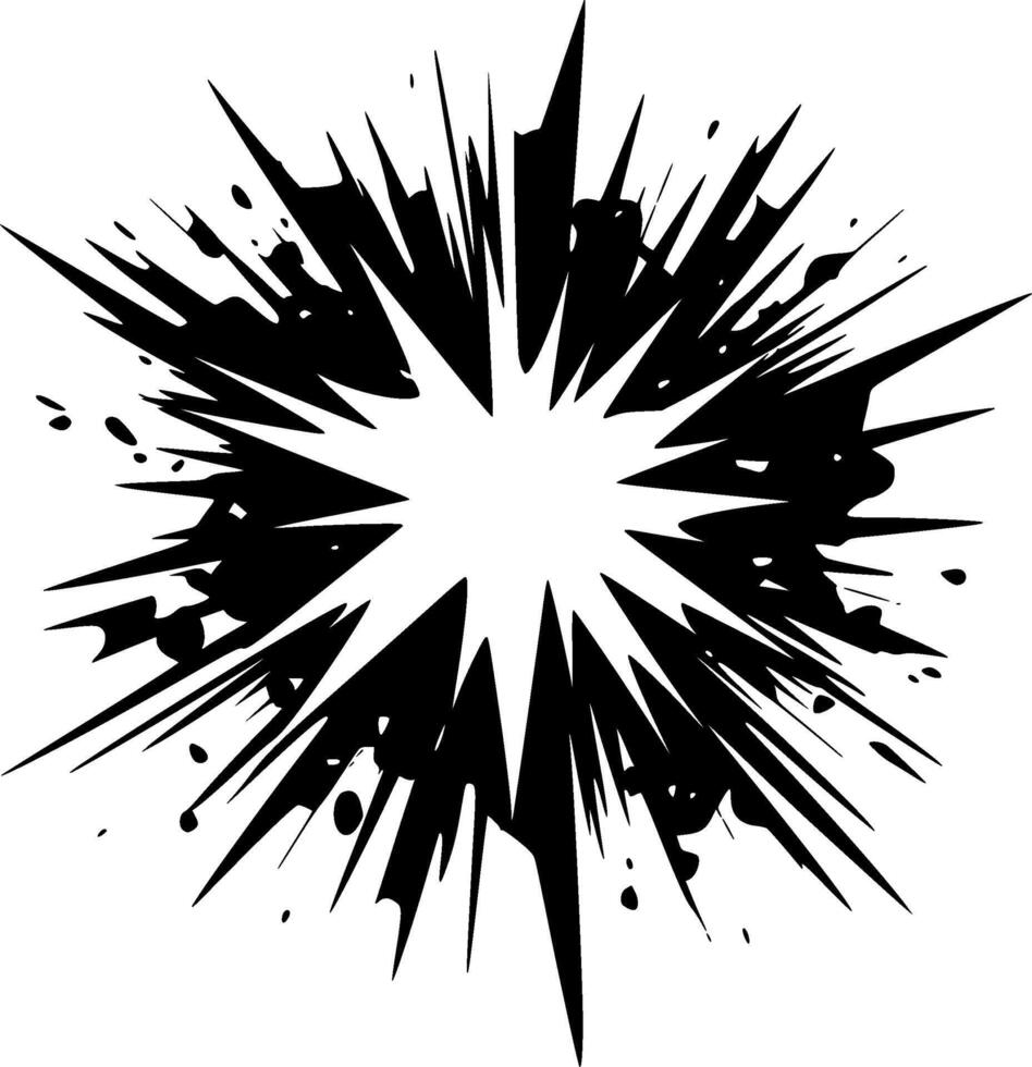 Explosion - Minimalist and Flat Logo - illustration vector
