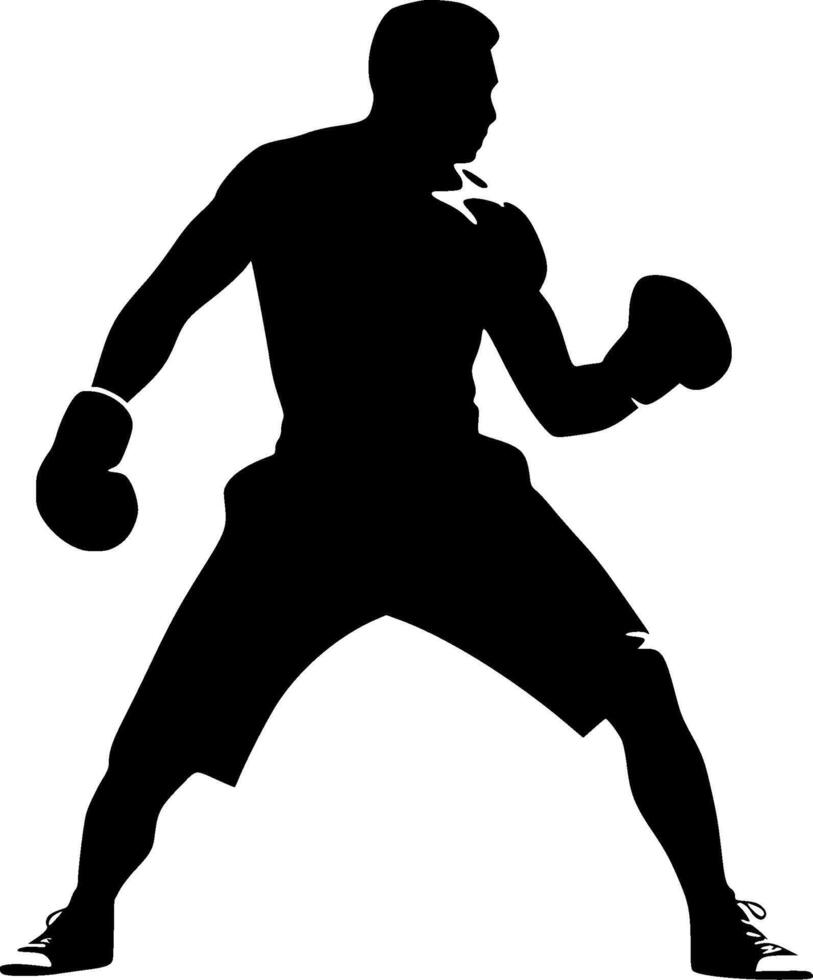 Boxing - Minimalist and Flat Logo - illustration vector