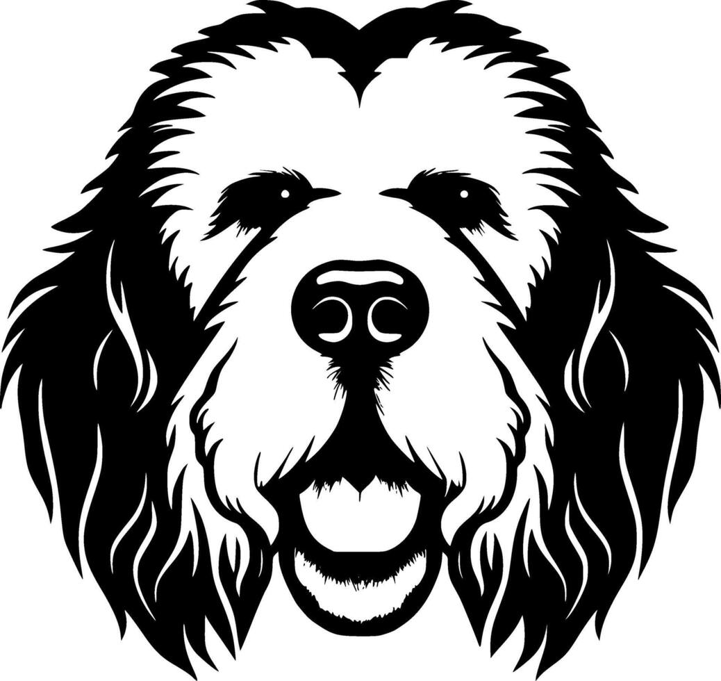 Poodle Dog - Minimalist and Flat Logo - illustration vector
