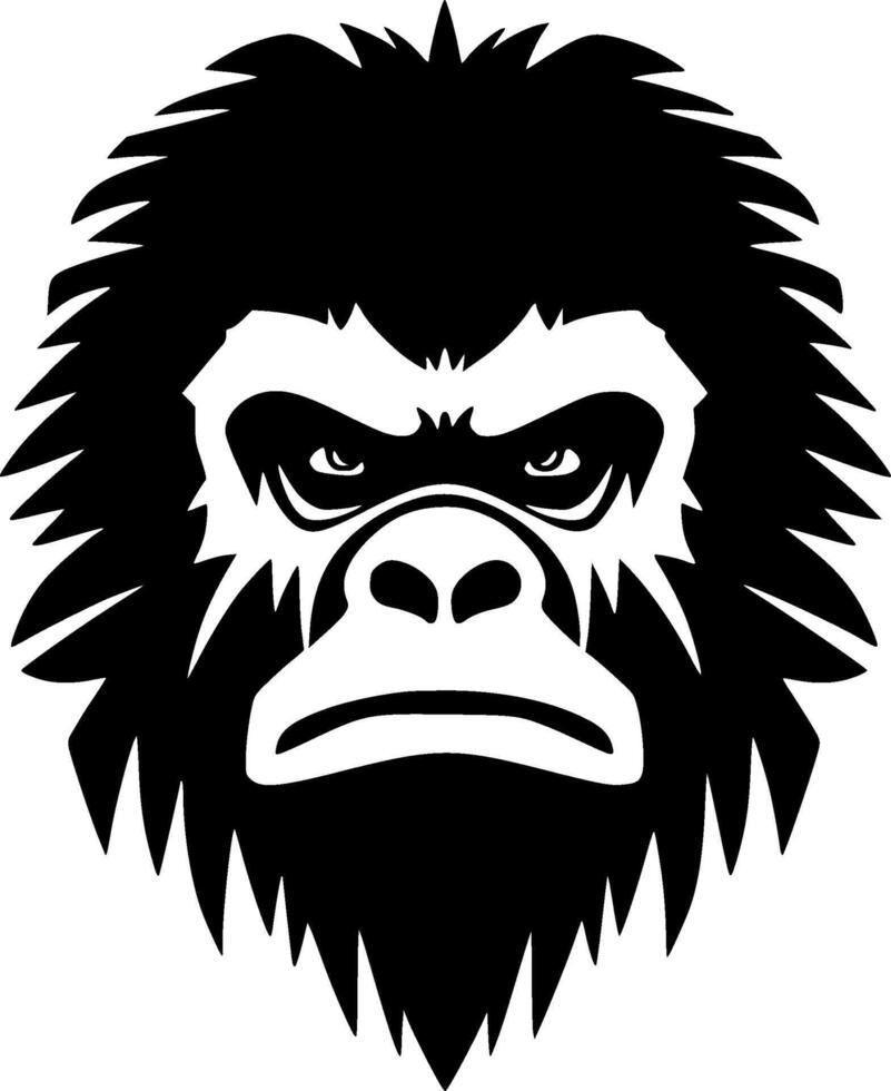 Gorilla - High Quality Logo - illustration ideal for T-shirt graphic vector
